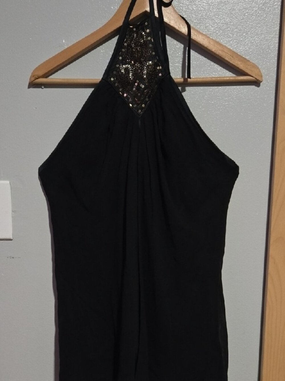 Black Halter Top